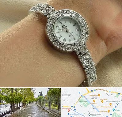فروشگاه ساعت زنانه در خیابان ارم شیراز