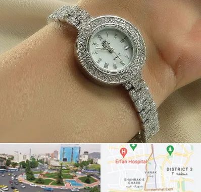 فروشگاه ساعت زنانه در ونک 