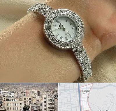 فروشگاه ساعت زنانه در اسکندری
