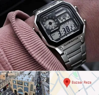 فروشگاه ساعت کاسیو در بازار رضا مشهد