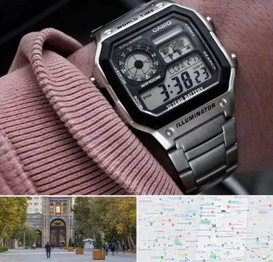 فروشگاه ساعت کاسیو در منطقه 12 تهران