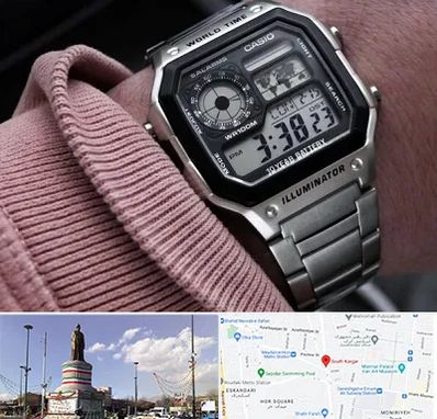 فروشگاه ساعت کاسیو در کارگر جنوبی