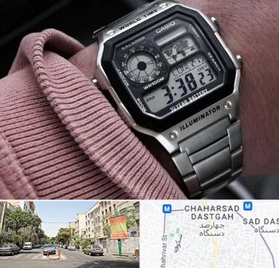 فروشگاه ساعت کاسیو در چهارصد دستگاه 