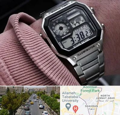 فروشگاه ساعت کاسیو در شهران 