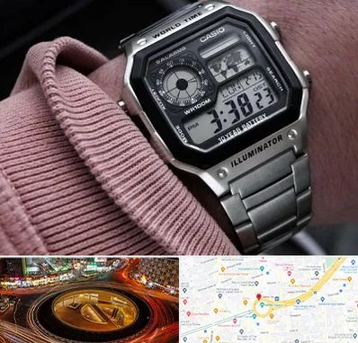 فروشگاه ساعت کاسیو در میدان ولیعصر