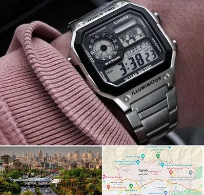 فروشگاه ساعت کاسیو در منطقه 1 تهران