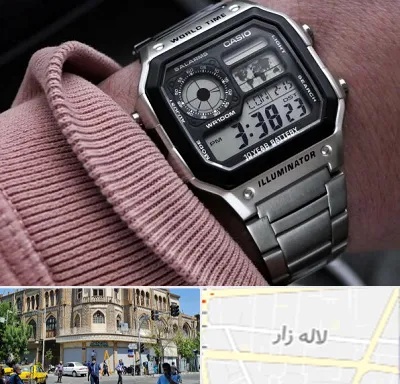 فروشگاه ساعت کاسیو در لاله زار