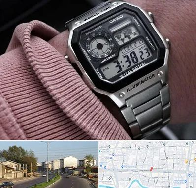 فروشگاه ساعت کاسیو در ضیابری رشت