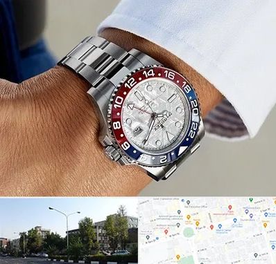 فروشگاه ساعت رولکس در میدان کاج