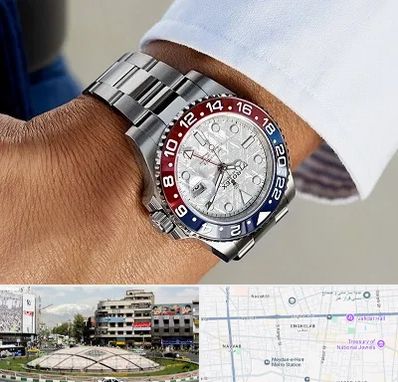 فروشگاه ساعت رولکس در مرکز تهران