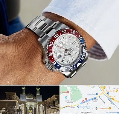 فروشگاه ساعت رولکس در زرگری شیراز