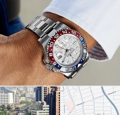 فروشگاه ساعت رولکس در خیابان بهشتی