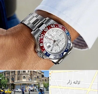 فروشگاه ساعت رولکس در لاله زار