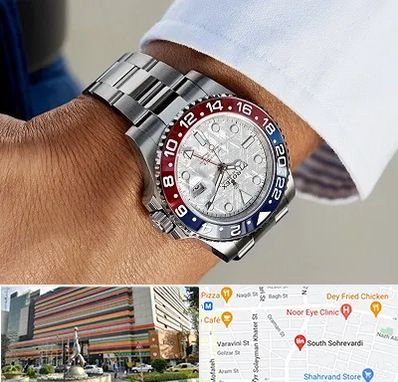 فروشگاه ساعت رولکس در سهروردی 