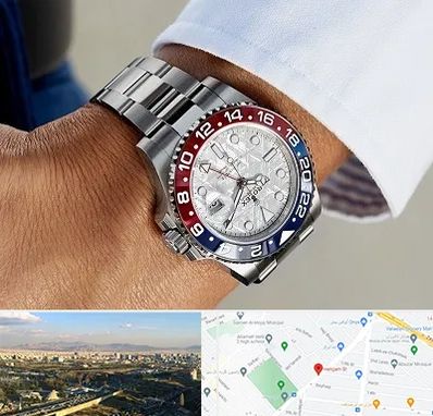 فروشگاه ساعت رولکس در هنگام