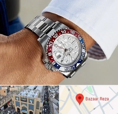 فروشگاه ساعت رولکس در بازار رضا مشهد