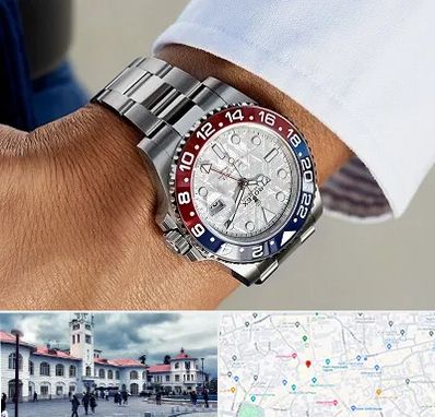 فروشگاه ساعت رولکس در میدان شهرداری رشت