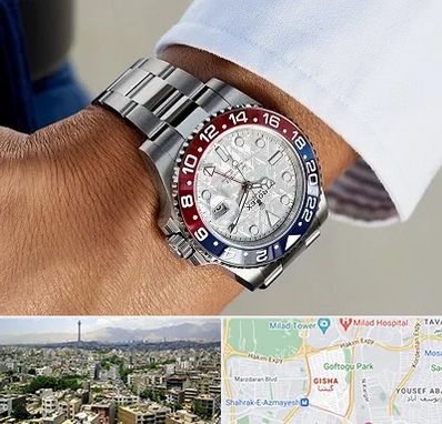 فروشگاه ساعت رولکس در گیشا 