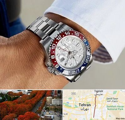 فروشگاه ساعت رولکس در ولیعصر 