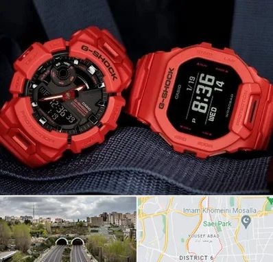 فروشگاه ساعت جی شاک در یوسف آباد 