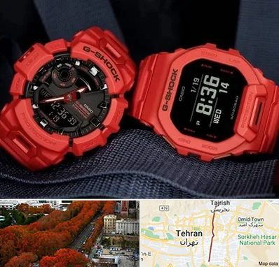 فروشگاه ساعت جی شاک در ولیعصر 