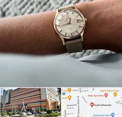 فروشگاه ساعت اومگا در سهروردی 