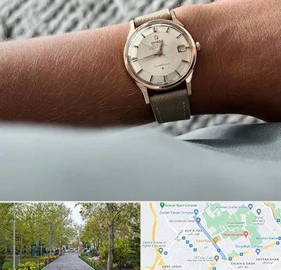 فروشگاه ساعت اومگا در قدوسی غربی شیراز