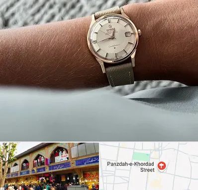 فروشگاه ساعت اومگا در 15 خرداد