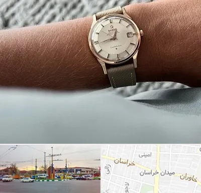 فروشگاه ساعت اومگا در میدان خراسان