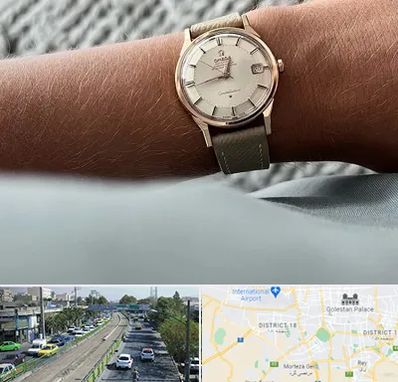فروشگاه ساعت اومگا در جنوب تهران 