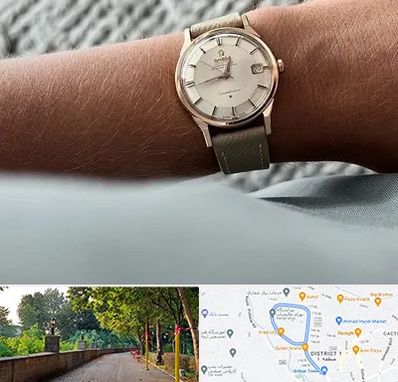 فروشگاه ساعت اومگا در فلکه گاز رشت