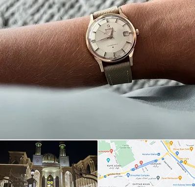 فروشگاه ساعت اومگا در زرگری شیراز