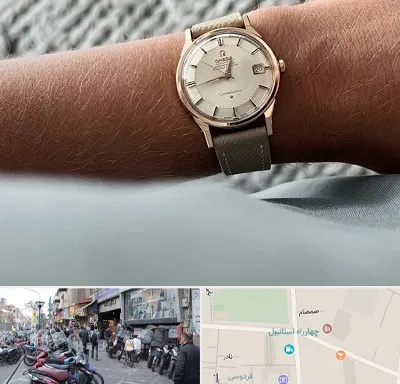 فروشگاه ساعت اومگا در چهارراه استانبول