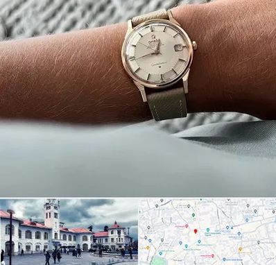 فروشگاه ساعت اومگا در میدان شهرداری رشت