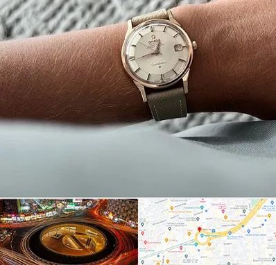 فروشگاه ساعت اومگا در میدان ولیعصر