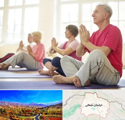 کلاس یوگا سالمندان در خراسان شمالی