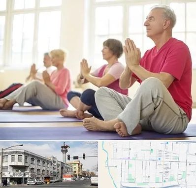 کلاس یوگا سالمندان در 17شهریور