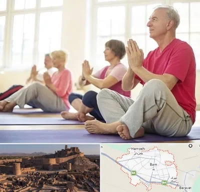 کلاس یوگا سالمندان در بم