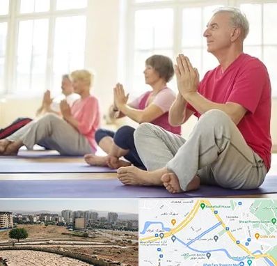 کلاس یوگا سالمندان در کوی وحدت شیراز