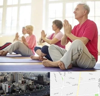 کلاس یوگا سالمندان در زرتشت