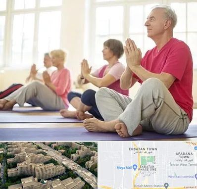 کلاس یوگا سالمندان در اکباتان