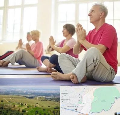 کلاس یوگا سالمندان در سوهانک