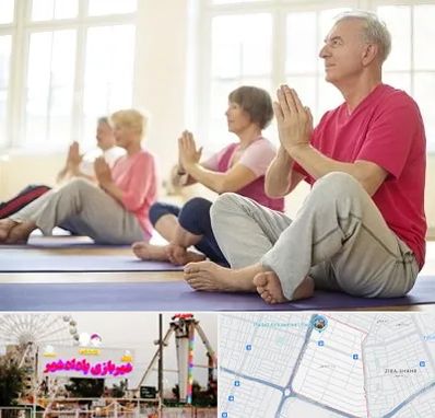 کلاس یوگا سالمندان در پادادشهر اهواز