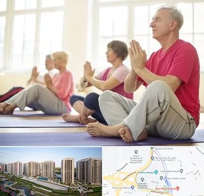 کلاس یوگا سالمندان در المپیک