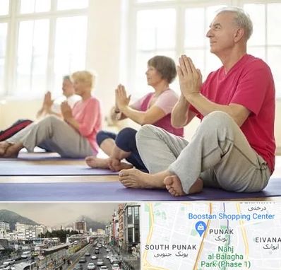 کلاس یوگا سالمندان در پونک