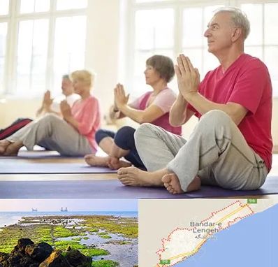 کلاس یوگا سالمندان در بندرلنگه