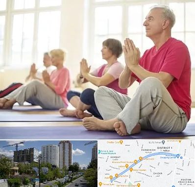 کلاس یوگا سالمندان در اندرزگو