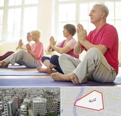 کلاس یوگا سالمندان در آذری