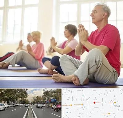 کلاس یوگا سالمندان در دولت