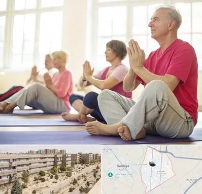 کلاس یوگا سالمندان در واوان اسلامشهر